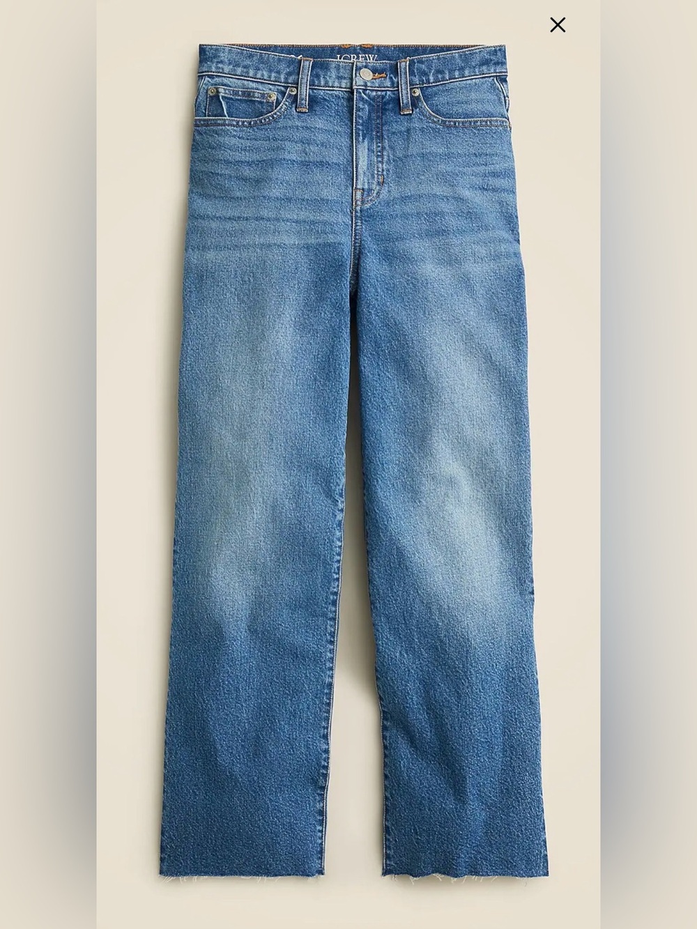 J. Crew Slim Wide-Leg Jean in Lakeshore Wash Size 29 - Picture 10 of 13